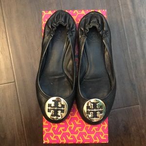 Tory Burch Reva Flat Black 7.5